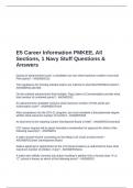 E5 Career Information PMKEE&comma; All Sections&comma; 1 Navy Stuff Questions & Answers