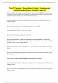 Teas 7 Chemistry Exam &lpar;Latest Update&rpar; Questions and Verified Answers&vert; 100&percnt; Correct&vert; Grade A&plus;