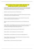 TEAS 7 Science Exam &lpar;Latest Update&rpar; Questions and Verified Answers&vert; 100&percnt; Correct&vert; Grade A&plus;