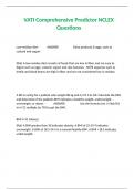 VATI Comprehensive Predictor NCLEX Questions