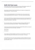 NUR 210 final exam questions and answers 2024&sol;2025