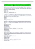 AH3 Exam 3 Questions Answered 100&percnt;