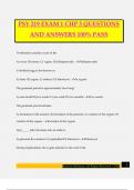 PSY 219 EXAM 1 CHP 3 QUESTIONS AND ANSWERS 100&percnt; PASS