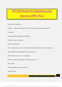 PSY 219 Exam &num;1 Questions and Answers 100&percnt; Pass