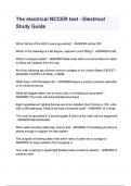 The electrical NCCER test - Electrical Study Guide questions and answers&period;