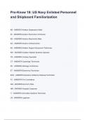 Pro-Know 18 US Navy Enlisted Personnel and Shipboard Familiarization questions and answers