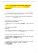 ICC U2 UST Decommissioning Exam Questions &vert;  Actual Questions and Answers Latest Updated  &lpar;Graded A&plus;&rpar;