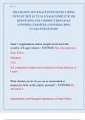 SIDA BADGE SFO EXAM WITH DEFINATIONS  NEWEST 2025 ACTUAL EXAM COMPLETE 150  QUESTIONS AND CORRECT DETAILED  ANSWERS &lpar;VERIFIED ANSWERS&rpar; &vert;100&percnt;  GUARANTEED PASS&excl;