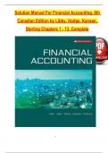 Solution Manual For Financial Accounting&comma; 8th Canadian Edition 2024&comma; by Libby&comma; Hodge&comma; Verified Chapters 1 - 13&comma; Complete Newest Version Solution Manual For Financial Accounting&comma; 8th Canadian Edition by Libby&comma; Hodge&comma; Verified Chapters 1 - 13&comma; Complete Newe