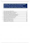 Complete&semi; WGU D236 Patho &lpar;Pathophysiology&rpar;&vert; WGU D236 Pre-Assessment&vert; Actual Exams Questions 2025 With Verified Answers&vert; Grade A&plus;