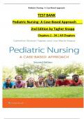 Pediatric Nursing- A Case-Based Approach TEST BANK Pediatric Nursing- A Case-Based Approach 2nd Edition by Tagher Knapp Chapters 1 - 34 &vert; All Chapters