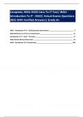 Complete&semi; WGU D322 Intro To IT Test&vert; WGU - Introduction To IT - D322&vert; Actual Exams Questions 2025 With Verified Answers&vert; Grade A&plus;