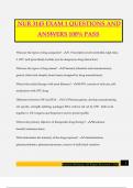 NUR 3145 EXAM 1 QUESTIONS AND ANSWERS 100&percnt; PASS