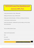 NUR 3145 exam 2 fsu Questions and Answers 100&percnt; Pass