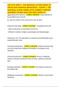 CMY3701 PART 1&colon; THE RATIONAL ACTOR MODEL OF CRIME AND CRIMINAL BEHAVIOUR &plus; THEME 1&colon; THE RATIONAL ACTOR MODEL WITH CORRECT VERIFIED ANSWERS COVERS 2024&sol;2025 BEST RATED A&plus;