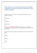 FP512 PRACTICE EXAM QUESTIONS AND ANSWERS  &lpar;VERIFIED AND WELL DETAILED ANSWERS&rpar; LATEST  UPDATE 2025&sol;2025