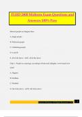 FLHD 2400 Midterm Exam Questions and Answers 100&percnt; Pass