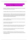 Construction Management Actual exam prep Questions and 100&percnt; Correct Answers