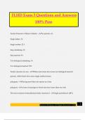 FLHD Exam 3 Questions and Answers 100&percnt; Pass