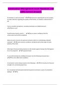 Construction Management exam Questions and 100&percnt; Correct Answers