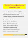 FLHD 2400 Bundled Exams Questions and Answers 100&percnt; Pass Guaranteed&comma; Reviewed 2025