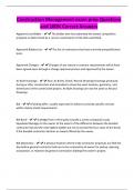 Construction Management exam prep Questions and 100&percnt; Correct Answers