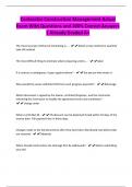 Contractor Construction Management Actual Exam With Questions and 100&percnt; Correct Answers &vert; Already Graded A&plus;