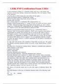 LEIK FNP Certification Exam 2 2024 