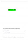 BECC MOD 2 TEST 1 STUDY GUIDE QUESTIONS WITH 100&percnt; CORRECT ANSWERS