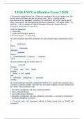 LEIK FNP Certification Exam 3 2024 