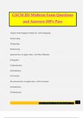 GSCM 201 Midterm Exam Questions and Answers 100&percnt; Pass