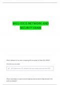 WGU D315 NETWORK AND SECURITY FOUNDATIONS REVISION QUESTIONS WITH 100&percnt; CORRECT ANSWERS