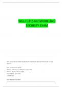 WGU D315 PRE-ASSESSMENT NETWORK AND SECURITY FOUNDATIONS REVISION QUESTIONS WITH 100&percnt; CORRECT ANSWERS