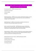 MKT 3301 Exam Questions set 2&comma; all with 100&percnt; Correct Answers -A&plus; Assured