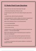 51 Doula Final Exam Questions Correctly Solved &vert;16 Pages &vert; Test Your Knowledge