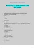 Bacteriology Ch&period; 1 HW- Connect Exam Study Guide&period;
