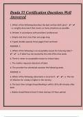 Doula 55 Certification Questions Well Answered&vert; Study Guide