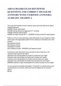 ABFAS BOARD EXAM REVIEWED QUESTIONS AND CORRECT DETAILED
