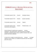 COMLEX LEVEL 1 REVIEW WITH ACTUAL SOLUTION&excl;&excl;