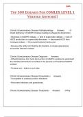 Top 500 Diseases For COMLEX LEVEL 1 Verified Answers&excl;&excl;