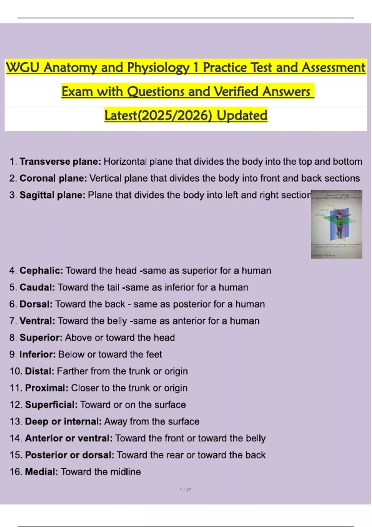 Free Anatomy And Physiology Quiz Free Anatomy And Physiology Quiz, image size:1200x1700