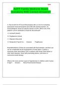 AAFP Family Medicine Board Questions With Correct Answers&excl;&excl;