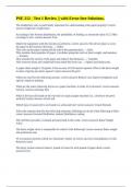 PSE 212 - Test 1 Review &vert;&vert; with Error-free Solutions&period;