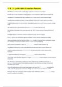 ELT 131 &vert;&vert; with 100&percnt; Error-free Answers&period;