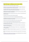 KIN 335 Exam 1 &vert;&vert; All Answers Are Correct 100&percnt;&period;