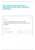 WGU D545 VOCAB SECTION 1 QUESTIONS WITH 100&percnt; VERIFIED ANSWERS&excl;&excl;