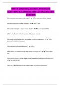 NAVTA Veterinary Assistant Test Review QUESTIONS & ANSWERS 2025 &lpar;A&plus; GRADED 100&percnt; VERIFIED&rpar;