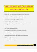 PNB 2250 Bundled Exams Questions and Answers 100&percnt; Pass Guaranteed&comma; Reviewed 2025