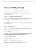 3M 302 RPPO STUDY GUIDE QUESTIONS & ANSWERS SOLVED 100&percnt; CORRECT&excl;&excl;