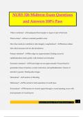NURS 326 Midterm Exam Questions and Answers 100&percnt; Pass